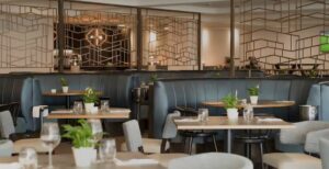 The Garden Room restaurant at the DoubleTree by Hilton Hotel Chester.